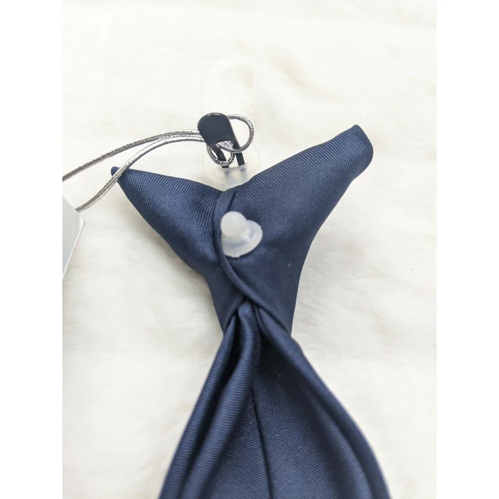 Infant Boys Neck Tie/clip-on 12-24 mo Navy